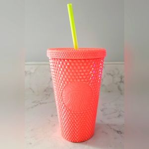 NWT Starbucks Dragonfruit Studded 16oz Tumbler